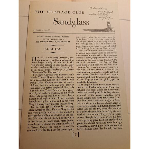 Elegy Written in a Country Church-yard by Thomas Gray Vtg 1951 Ill. Agnes Parker - Picture 7 of 7